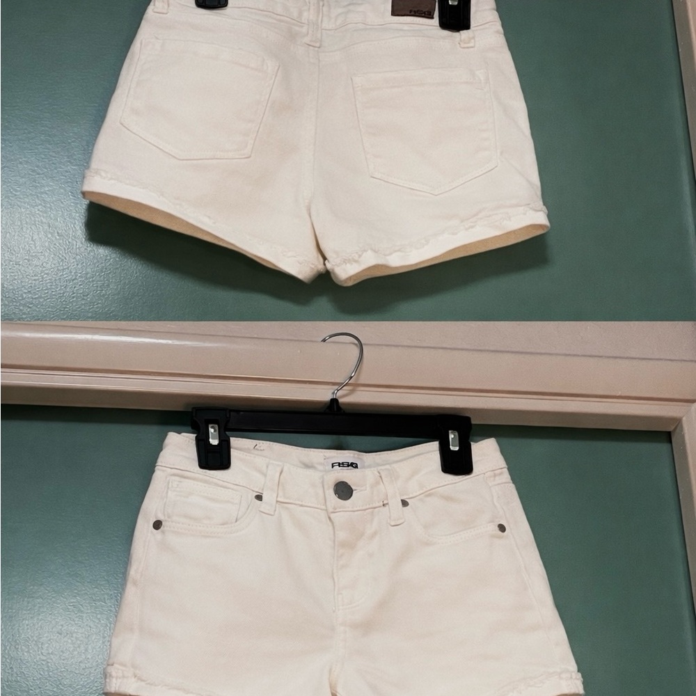 RSQ Women's White Jean Shorts